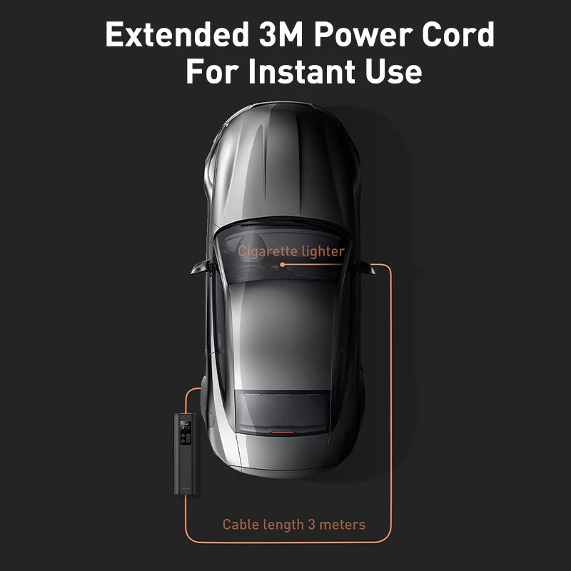 Mini Car Air Compressor 12V 150PSI Portable Car Tire Inflator Smart Digital Inflatable Pump for Car Bicycle Boat Air Pump